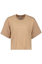 A Crop Slouch Tee Faded Khaki