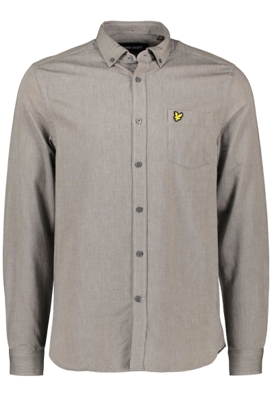 Lyle & Scott Men's Lightweight Oxford Shirt – 100% Cotton, Regular Fit, Blue - View #11