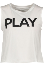 Womens Crop Tank Top Play