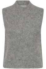 Rwfurry Alpaca Mock Neck Vest