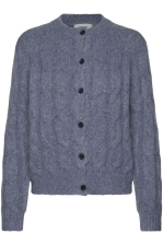 Rwtulip Ls Cable Knit Cardigan