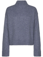 Rwtulip Wool Blend Ls Turtleneck Plain Pullover