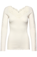 Rwbeatha Silk Ls Lace T-shirt