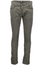 Lou Slim Twill Washed Oxblood