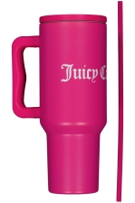 Juicy Couture Steel Tumbler With Straw