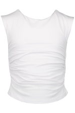 Girls S/s Top Open Back