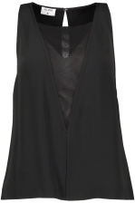 Contrast V-neck Tank