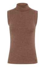 Dagnaiw Melange Rollneck Top