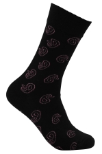 Mönstrad Strumpa Av Bambu 1-p