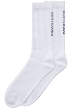 Tennis Sock Logo 2-pack