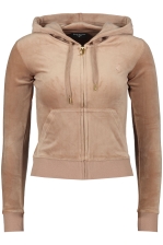 Robertson Classic Velour Zip Trough Hoodie Gold Hw