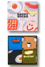 4-pack Breakfast Socks Gift Set
