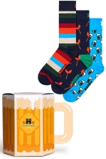 3-pack Wurst And Beer Socks Gift Set