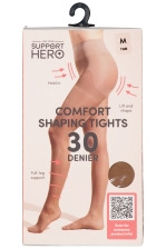 Ladies 30 Den Tights, Comfort Shaper