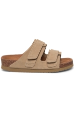 Rhcolina Leather Suede Strap Sandal