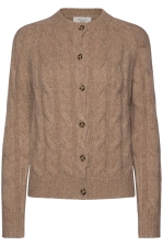 Rwtulip Ls Cable Knit Cardigan