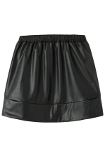 NKFLONE PU SKIRT