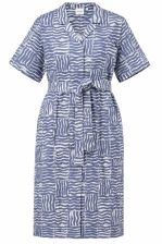 Shirt Dress Orrefors Wave Tiles Blue