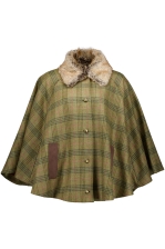 Barbour Flax Lily Wool Cape