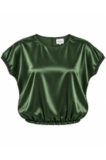 Mingel More Satin Top