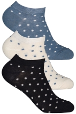 Bomullsstrumpa Vide Dam Sneaker 3-pack