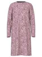 Nkfnightgown Ls Mauve Flower Noos