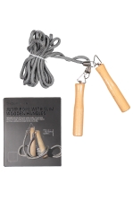 JUMP ROPE WOODEN HANDLE