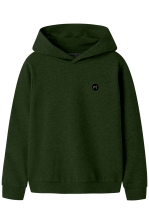 NKMVIMO LS SWEAT W HOOD BRU NOOS