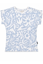 T-shirt Visby Wonky Beach Skyway Blue