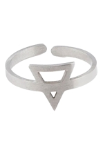 Earth Element Ring Silver