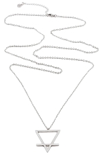 Earth Element Halsband 90Cm Silver