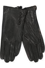 Fingerhandske Button Skinn