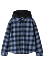 NKMNAVIM LS OVERSHIRT WH