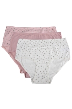 Highwaist-trosa 3-pk