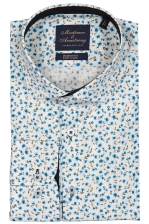 Shirt With Climbing Flowers Modern Fit