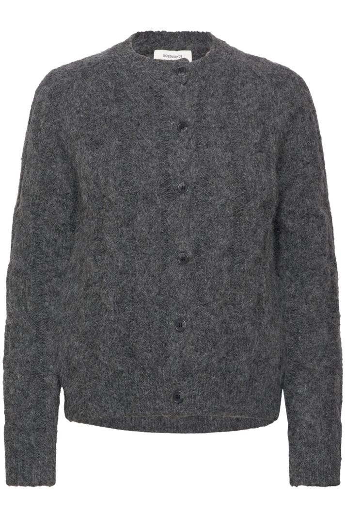 Rwtulip Ls Cable Knit Cardigan