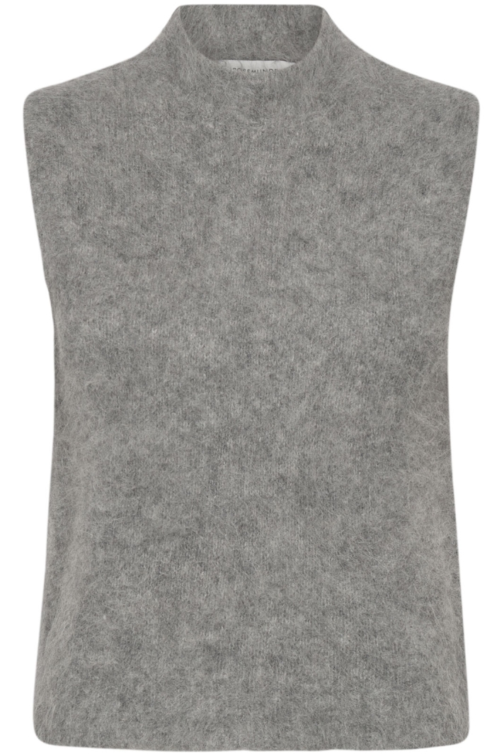 Rwfurry Alpaca Mock Neck Vest