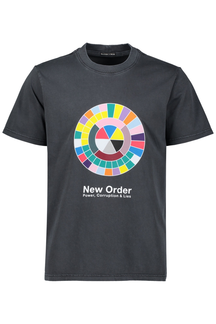 New Order Band Tee Black