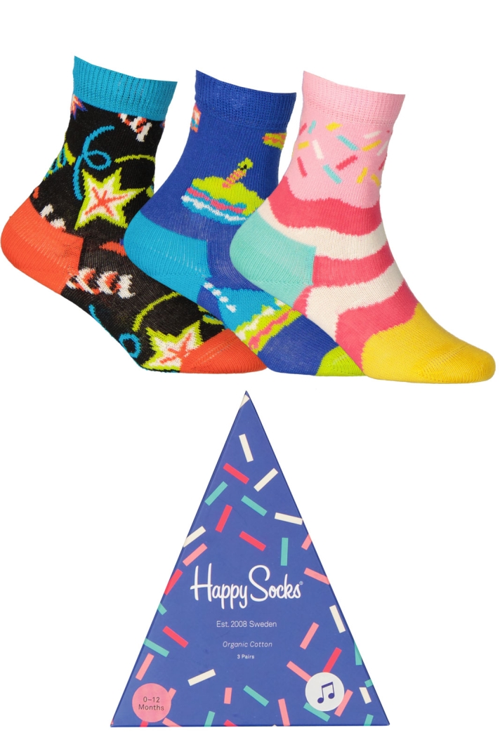 Kids Happy Birthday Socks Gift Set