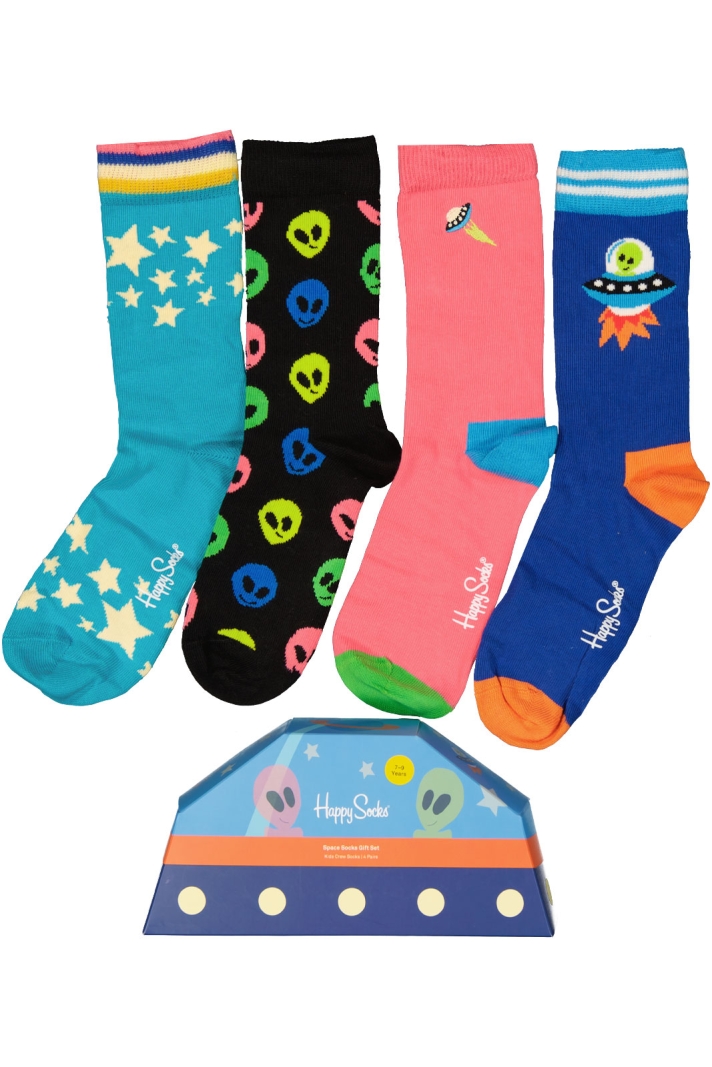 4-pack Kids Space Socks Gift Set