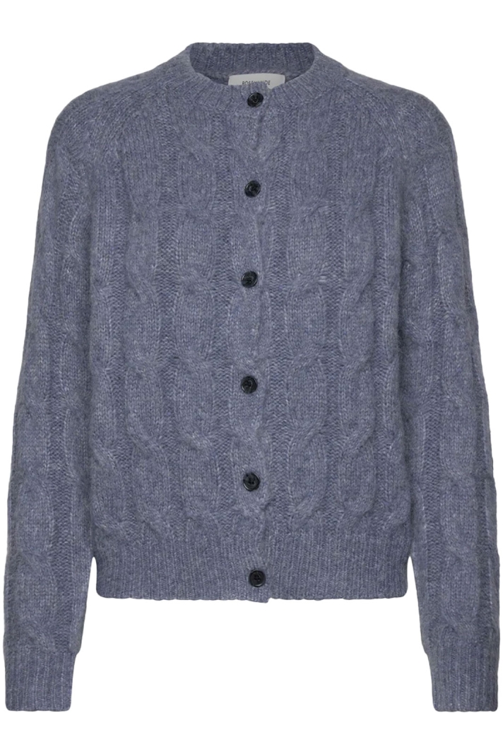 Rwtulip Ls Cable Knit Cardigan