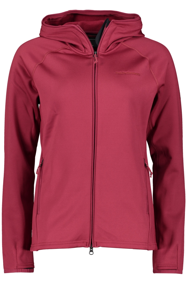 W Midlayer Zip Hood