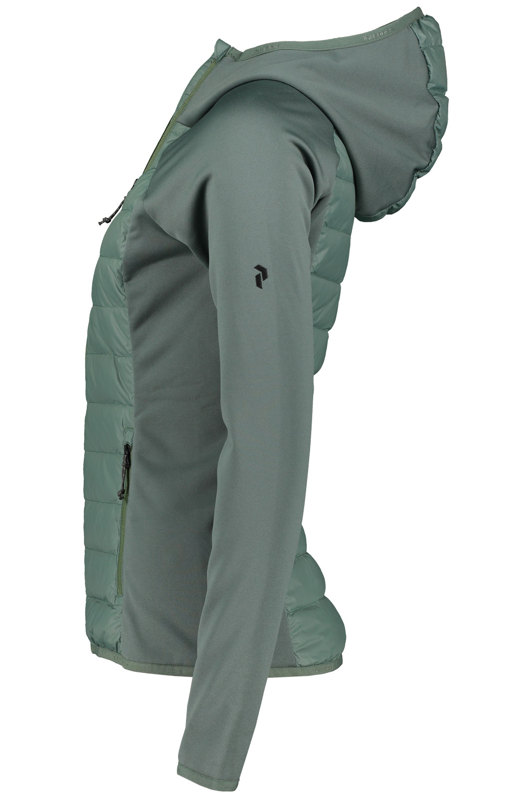 W Down Hybrid Hood Jacket