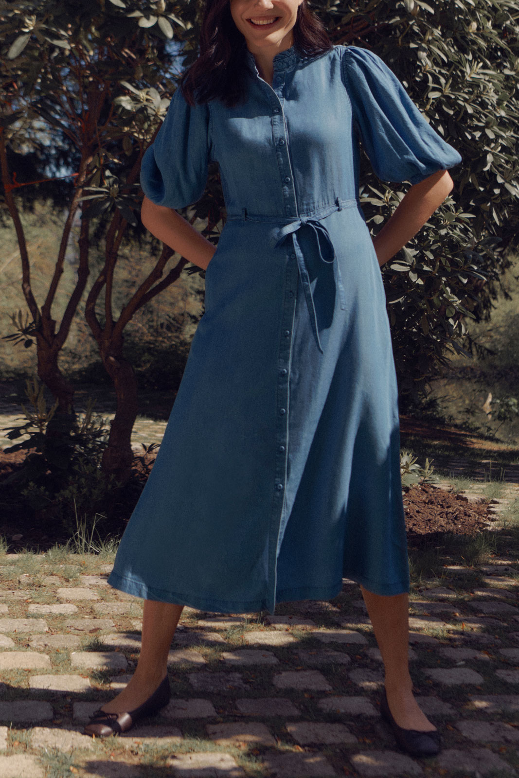 Rwdallas Ls Midi Dress