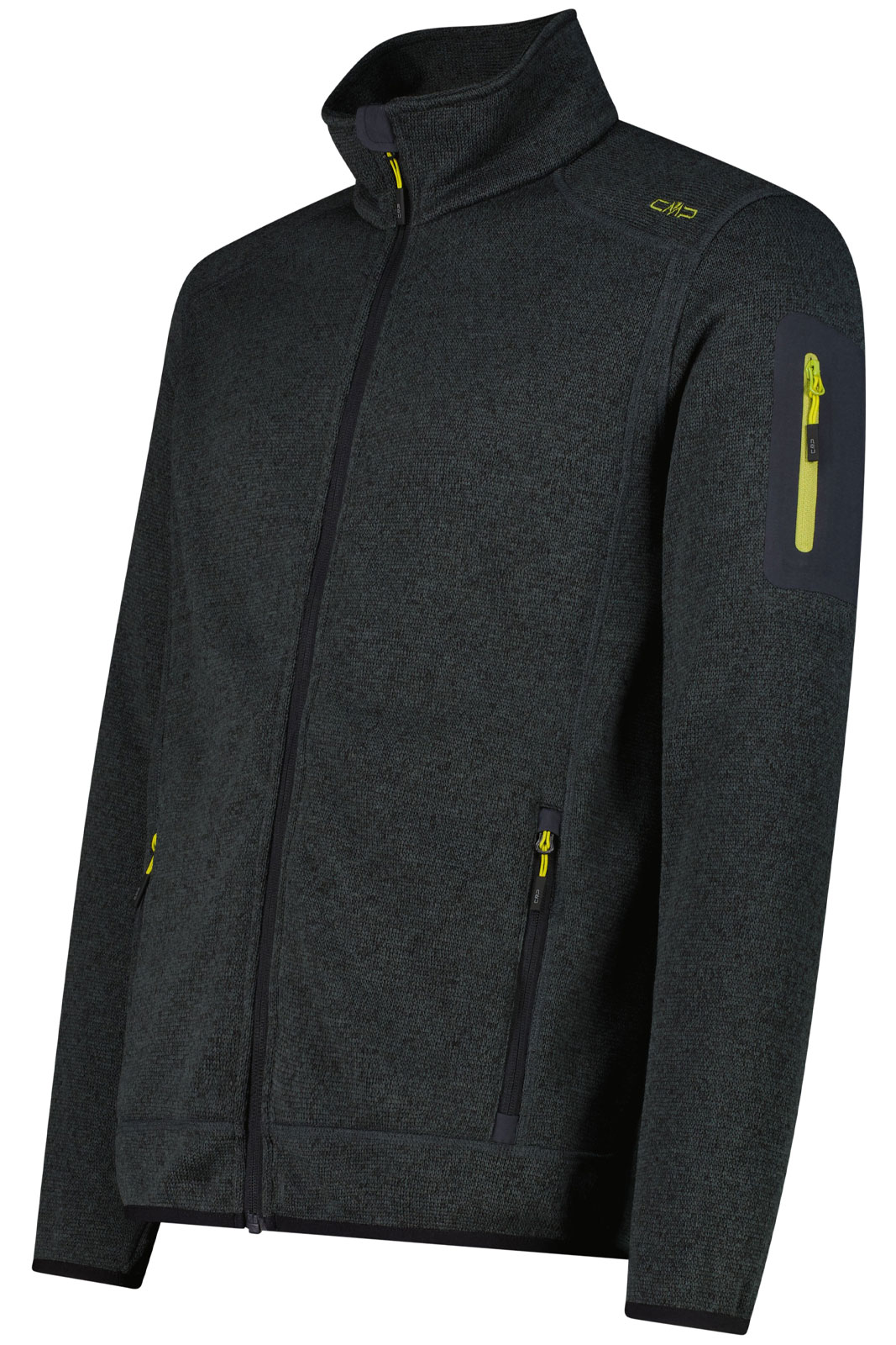 Man Knit Fleece Jacket.