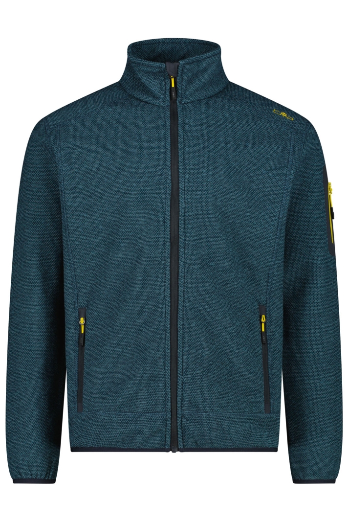 Man Knit Fleece Jacket.