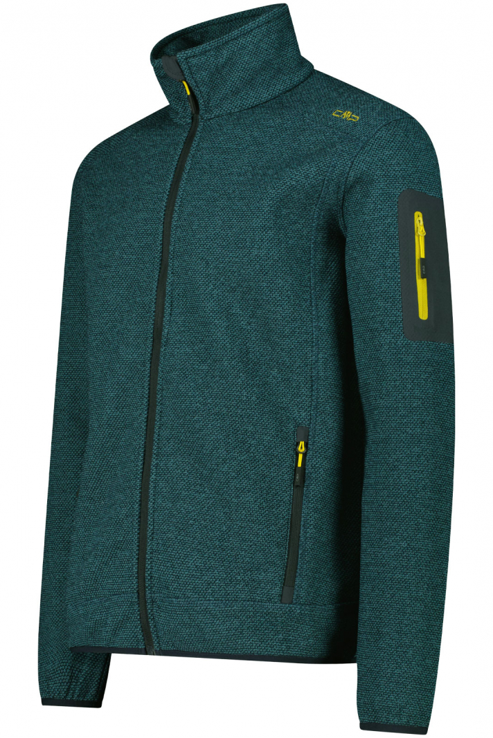 Man Knit Fleece Jacket.