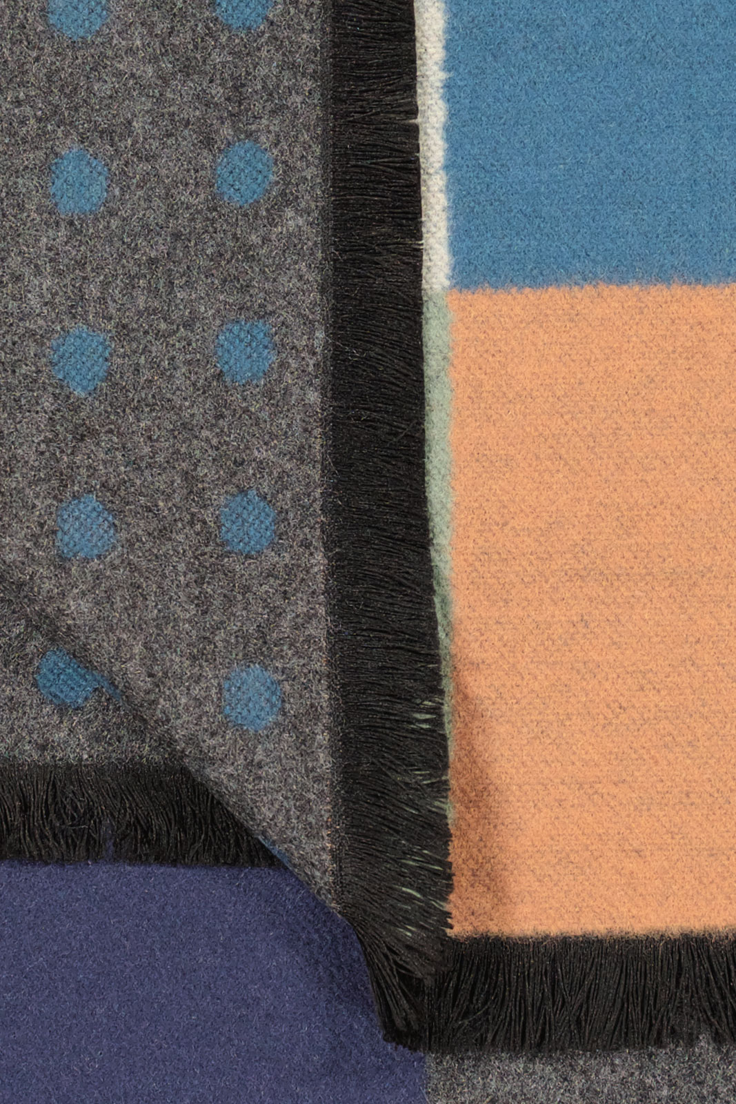 Stevens | Double Face Viscose Scarf Signature Block