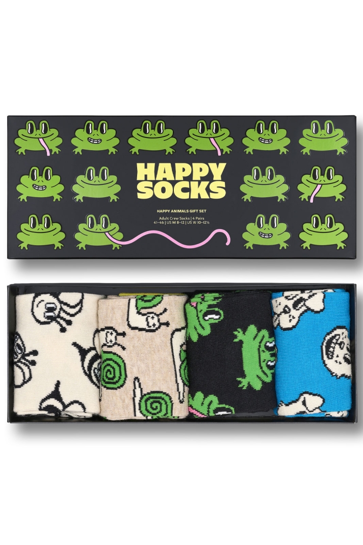 4-pack Happy Animals Socks Gift Set