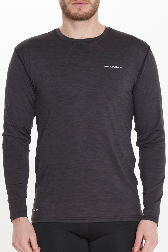 Mell M Melange L-S Tee